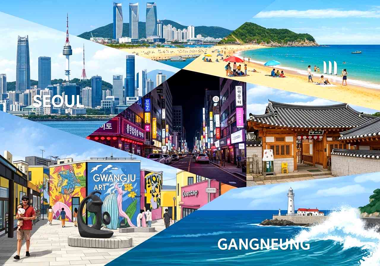 Best 6 Cities for a One-Month Stay in South Korea